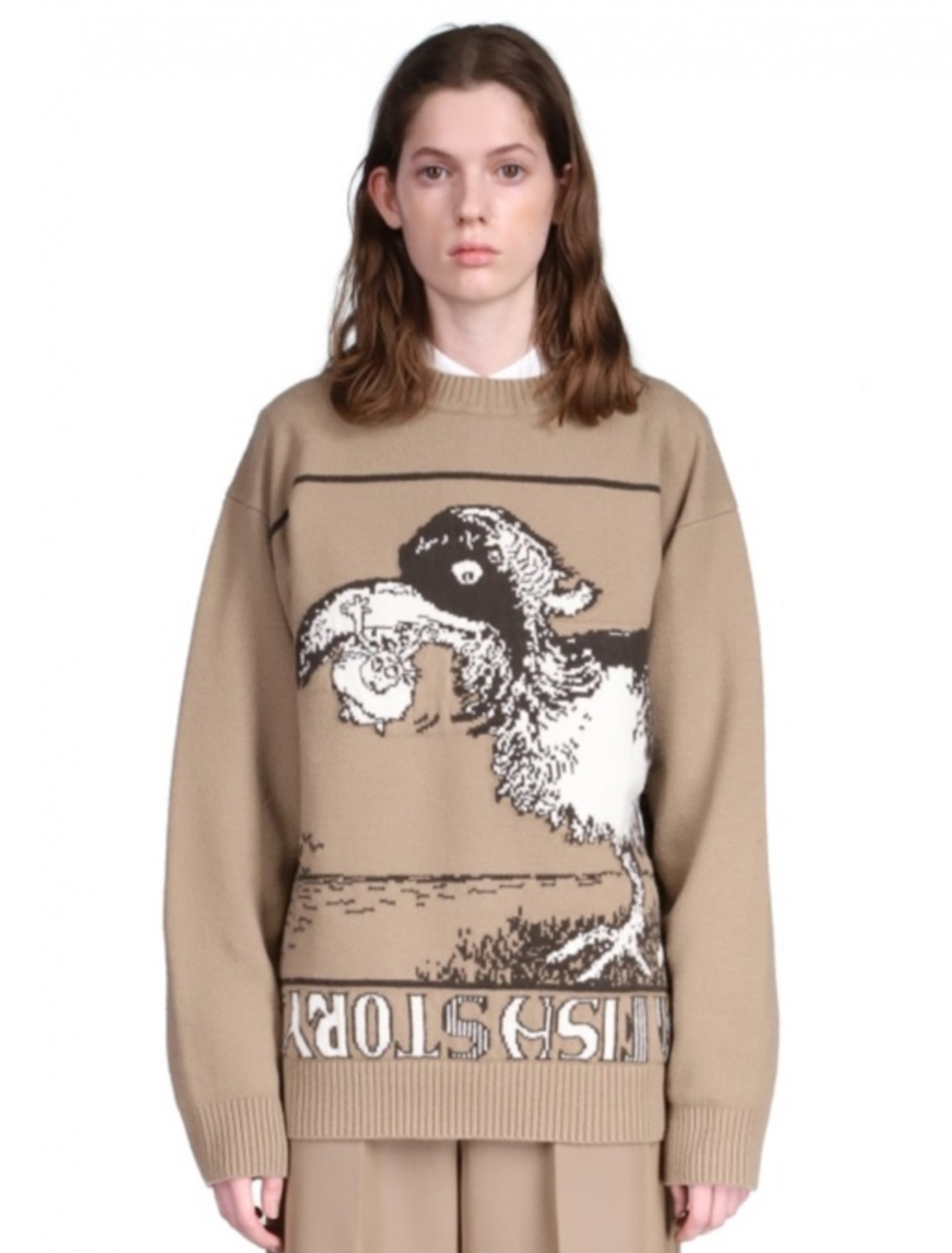 Beautiful People 8月下旬入荷 トリックアートインターシャプルオーバー Beautiful People 8月下旬入荷 トリックアートインターシャプルオーバー