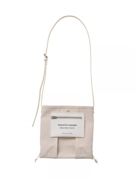 Beautiful People Online Store ビューティフルピープルオンラインストア Restock ライニングロゴポケット ミニショルダーバッグ Beautiful People Online Store ビューティフルピープルオンラインストア Restock ライニングロゴポケット ミニショルダーバッグ