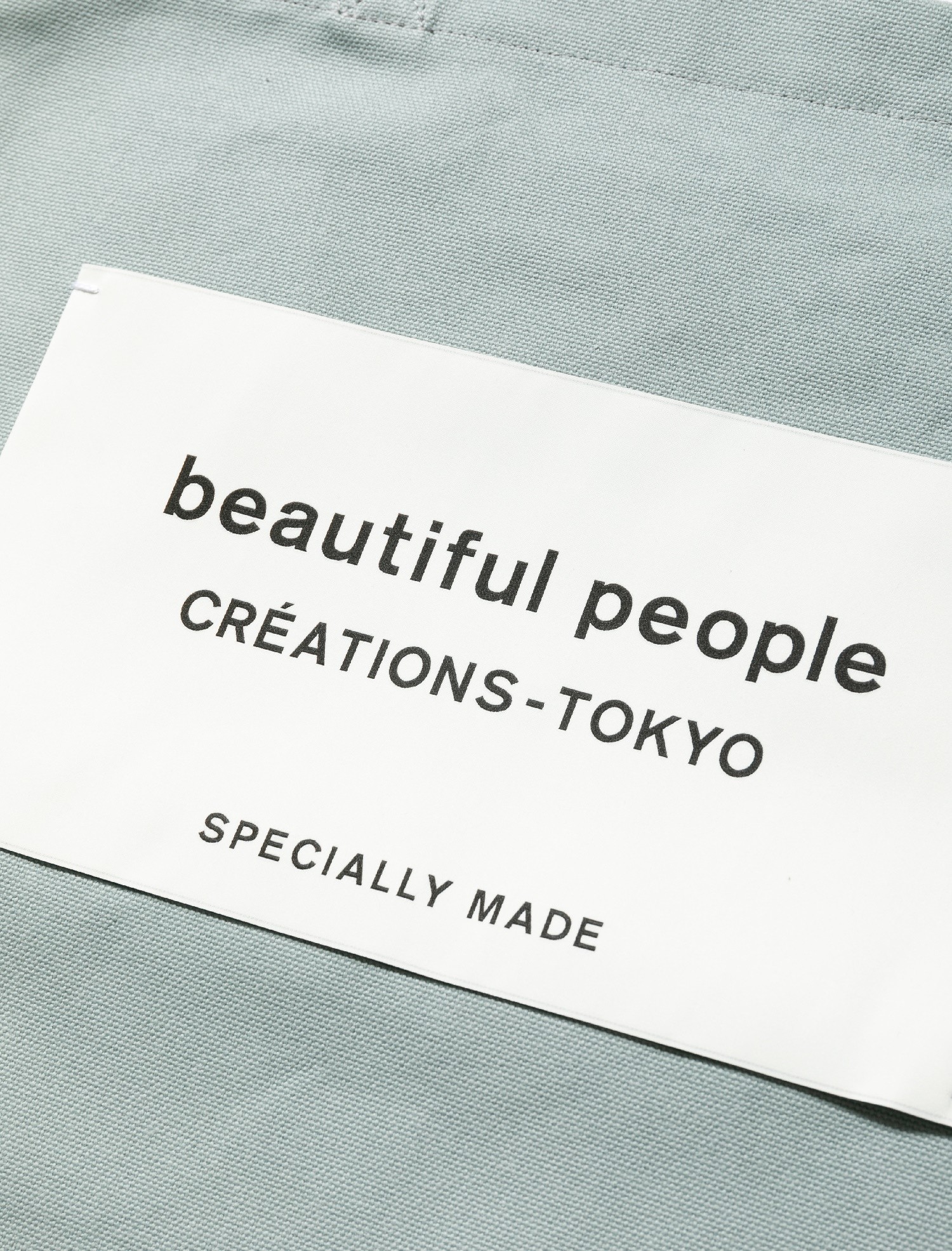 Beautiful People Online Store ビューティフルピープルオンラインストア 限定商品 赤カブ染めネームタグトート